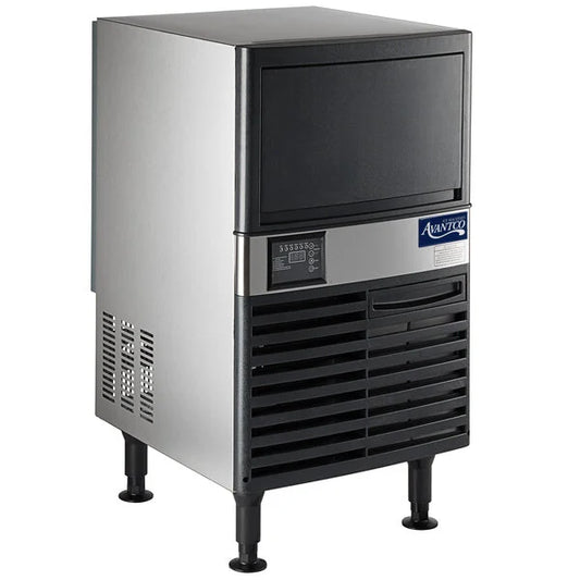 Avantco Ice UC-F-120-A Commercial Undercounter Full Cube Ice Machine – Air-Cooled, 129 lb. Production, 115V, NSF