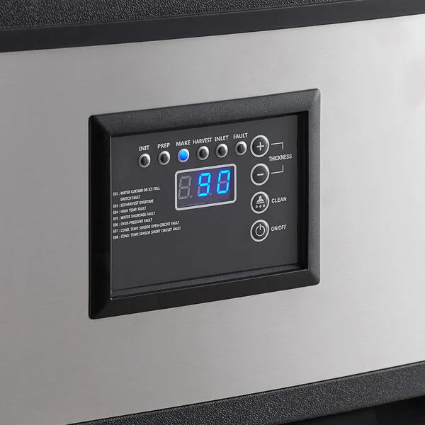 Avantco Ice UC-F-280-A Commercial Undercounter Full Cube Ice Machine – Air-Cooled, 299 lb. Production, 115V, NSF