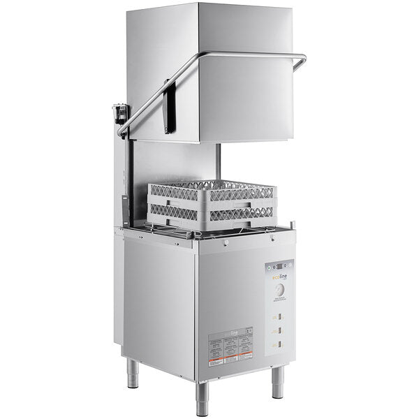 Ecoline by Hobart EDL-1 Commercial Low-Temperature Door-Type Dishwasher – 120V