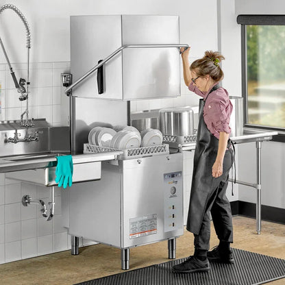 Ecoline by Hobart EDL-1 Commercial Low-Temperature Door-Type Dishwasher – 120V