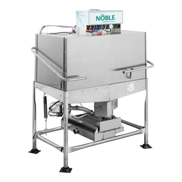 Noble Warewashing II Commercial Low-Temperature Double Rack Corner Dishwasher – Right Side, 115V