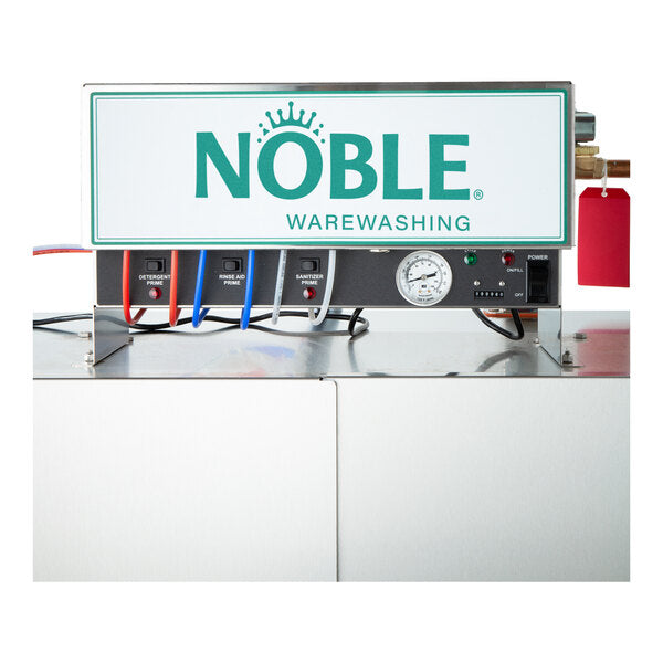 Noble Warewashing II Commercial Low-Temperature Double Rack Corner Dishwasher – Right Side, 115V