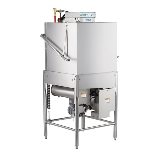 Noble Warewashing HT-180EC Commercial High-Temperature Single-Cycle Undercounter Dishwasher with Built-In Booster Heater – 208/230V, 1 Phase