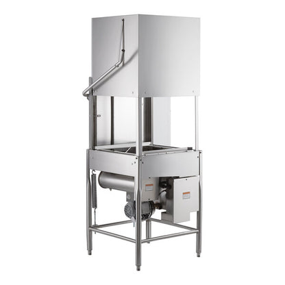 Noble Warewashing HT-180EC Commercial High-Temperature Single-Cycle Undercounter Dishwasher with Built-In Booster Heater – 208/230V, 1 Phase