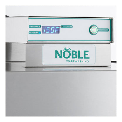 Noble Warewashing HT-180EC Commercial High-Temperature Single-Cycle Undercounter Dishwasher with Built-In Booster Heater – 208/230V, 1 Phase