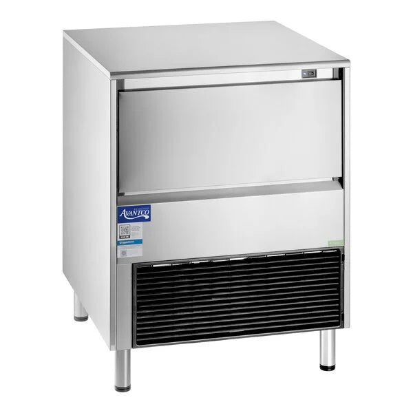 Avantco Ice Diamond EUC-F-340-A Commercial Undercounter Full Cube Ice Machine – Air-Cooled, 99 lb. Bin / 340 lb. Production, 115V, NSF