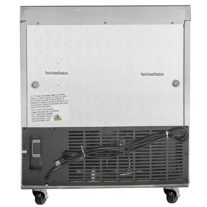 MoTak 28x27″ Commercial Undercounter Refrigerator – 1 Door Stainless Steel, NSF