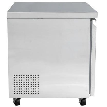 MoTak 48x47″ Commercial Undercounter Refrigerator – 2 Door Stainless Steel, NSF